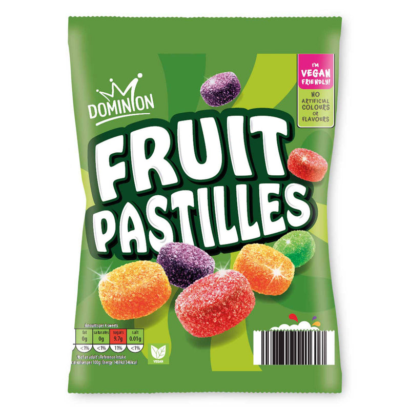 Dominion fruit pastilles Original candy, imported from the UK