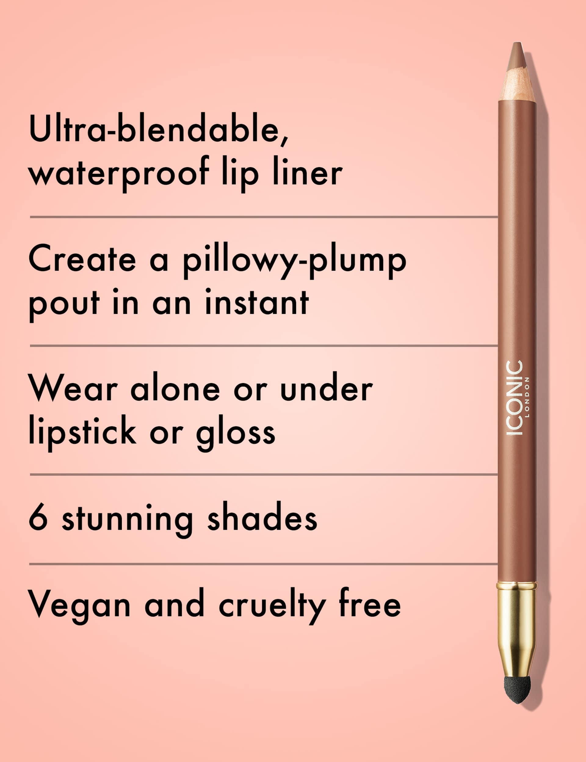 ICONIC London Fuller Pout Lip Liner 1.028g - British product