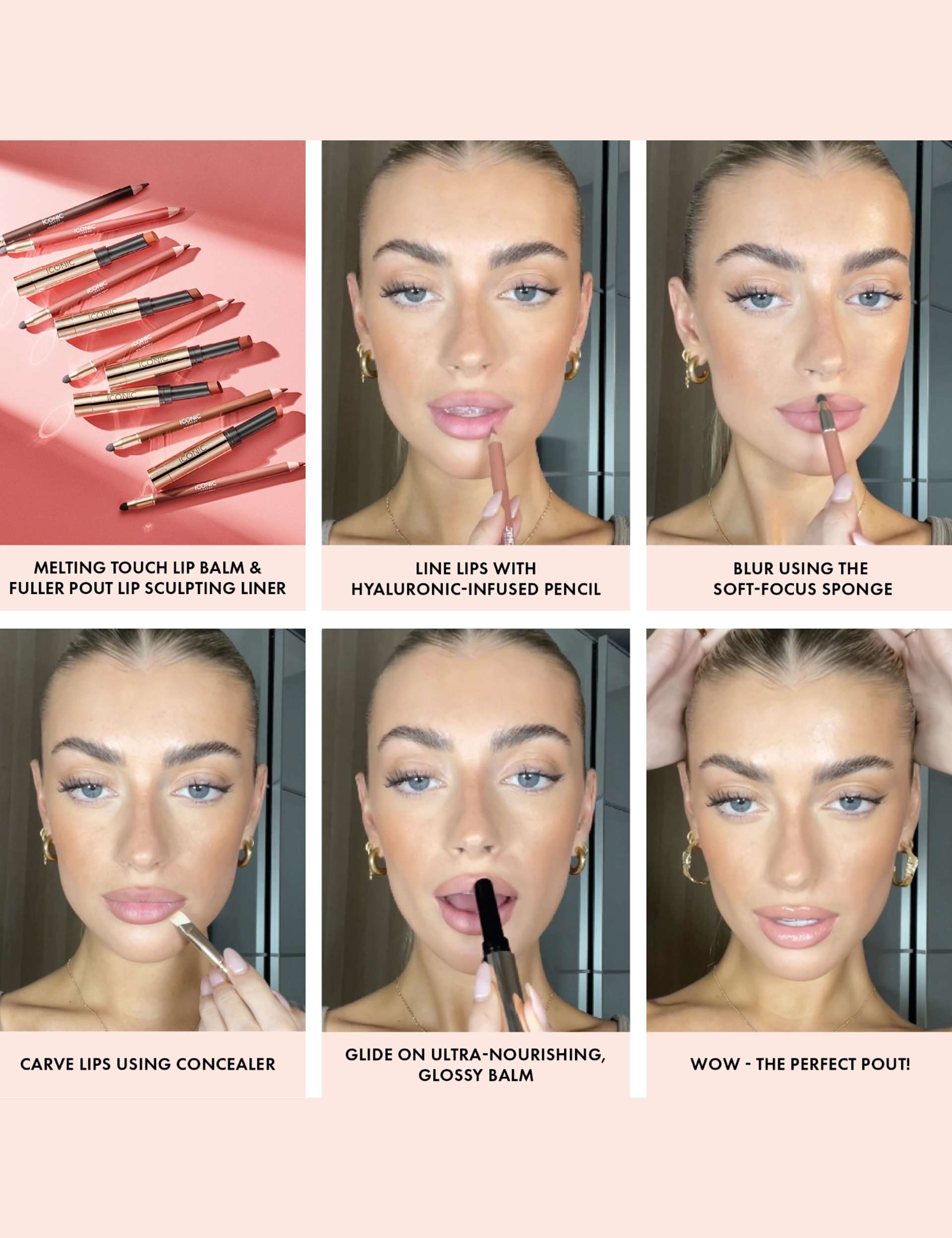 ICONIC London Fuller Pout Lip Liner 1.028g - British product