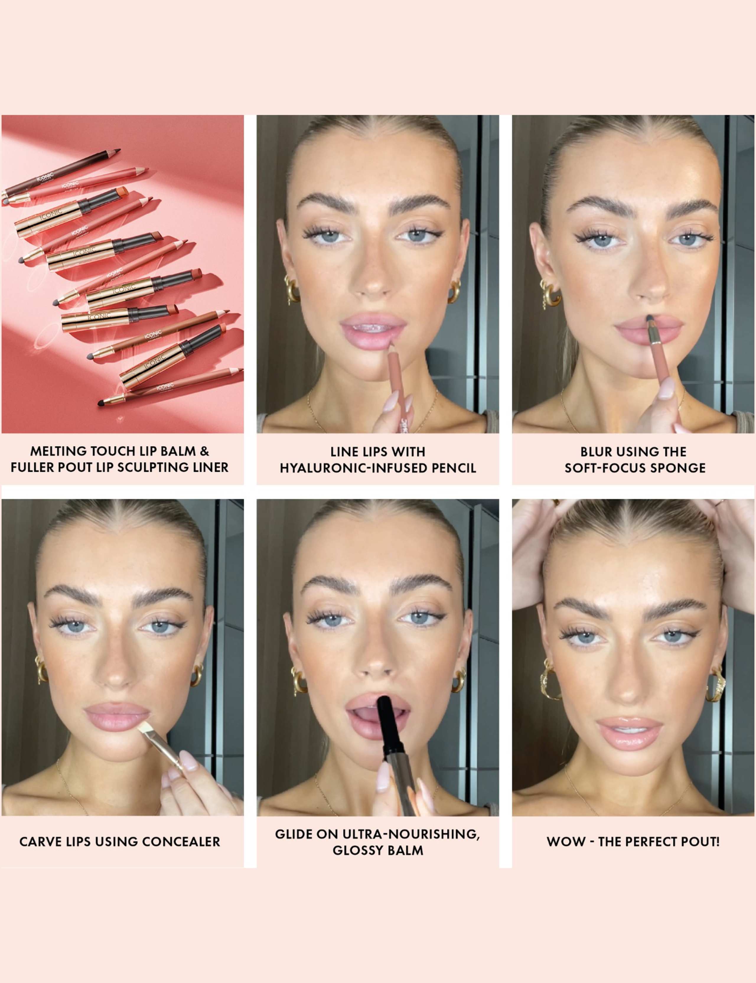 ICONIC London Fuller Pout Lip Liner - British product