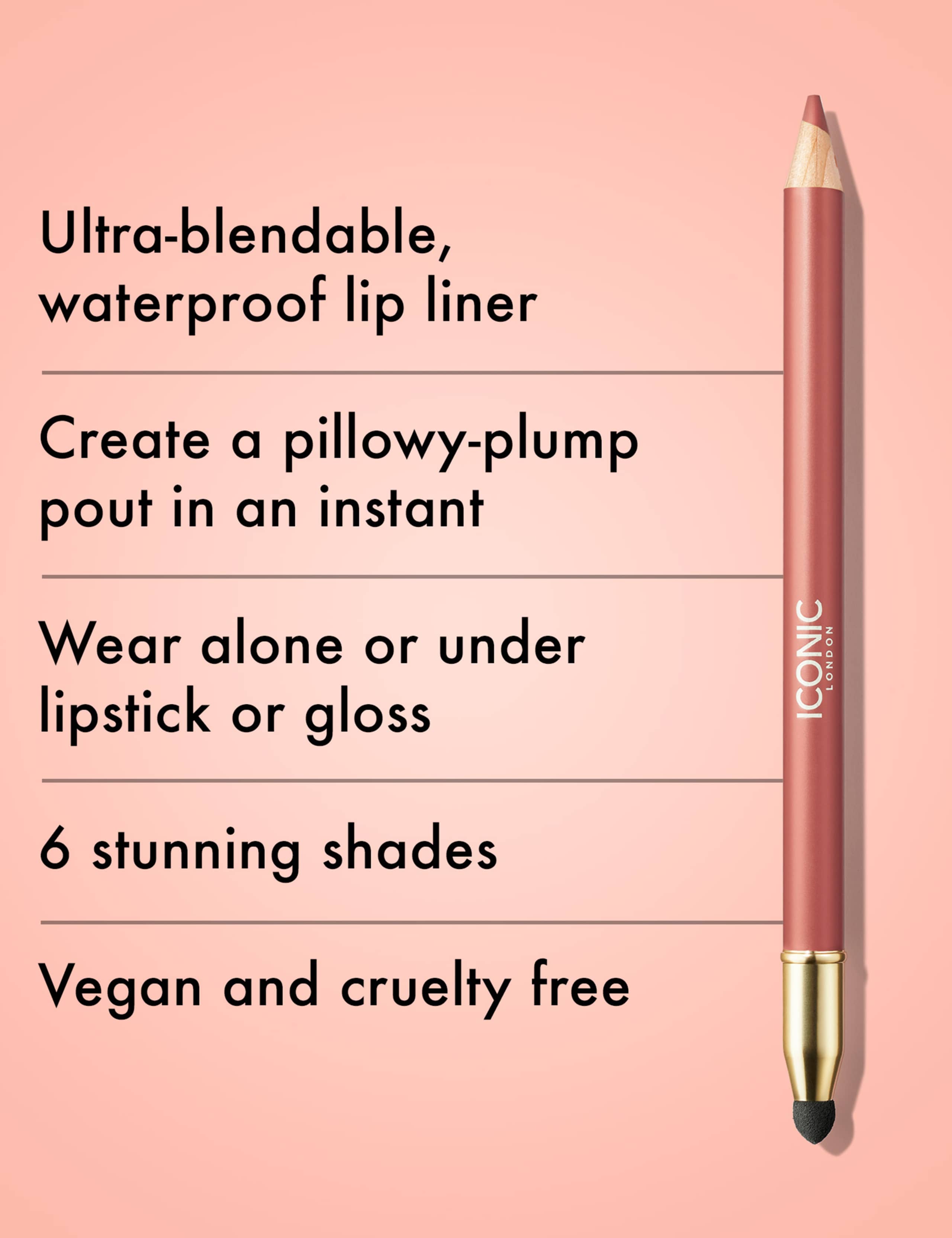 ICONIC London Fuller Pout Lip Liner 1.028g - British product