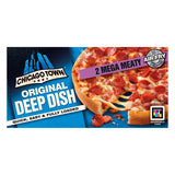 Chicago Town Fully Loaded Deep Dish Mega Meaty pizza, British brand