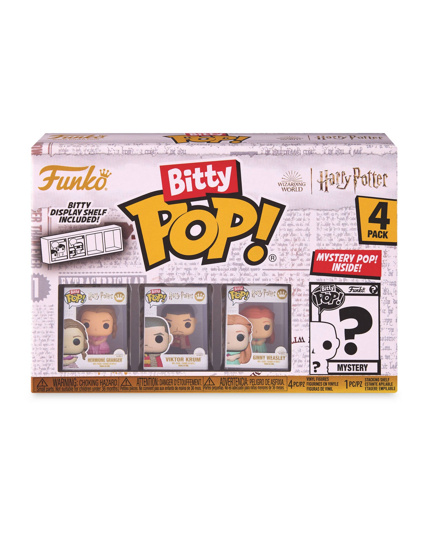 Funko Bitty Pop Assortment 4 Pack Collectible Figures The Mandalorian Marvel and Harry Potter