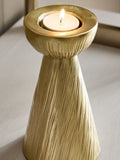 Gold metal Evie candle holder tealight (British brand)