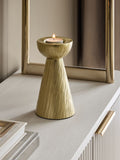 Gold metal Evie candle holder tealight (British brand)
