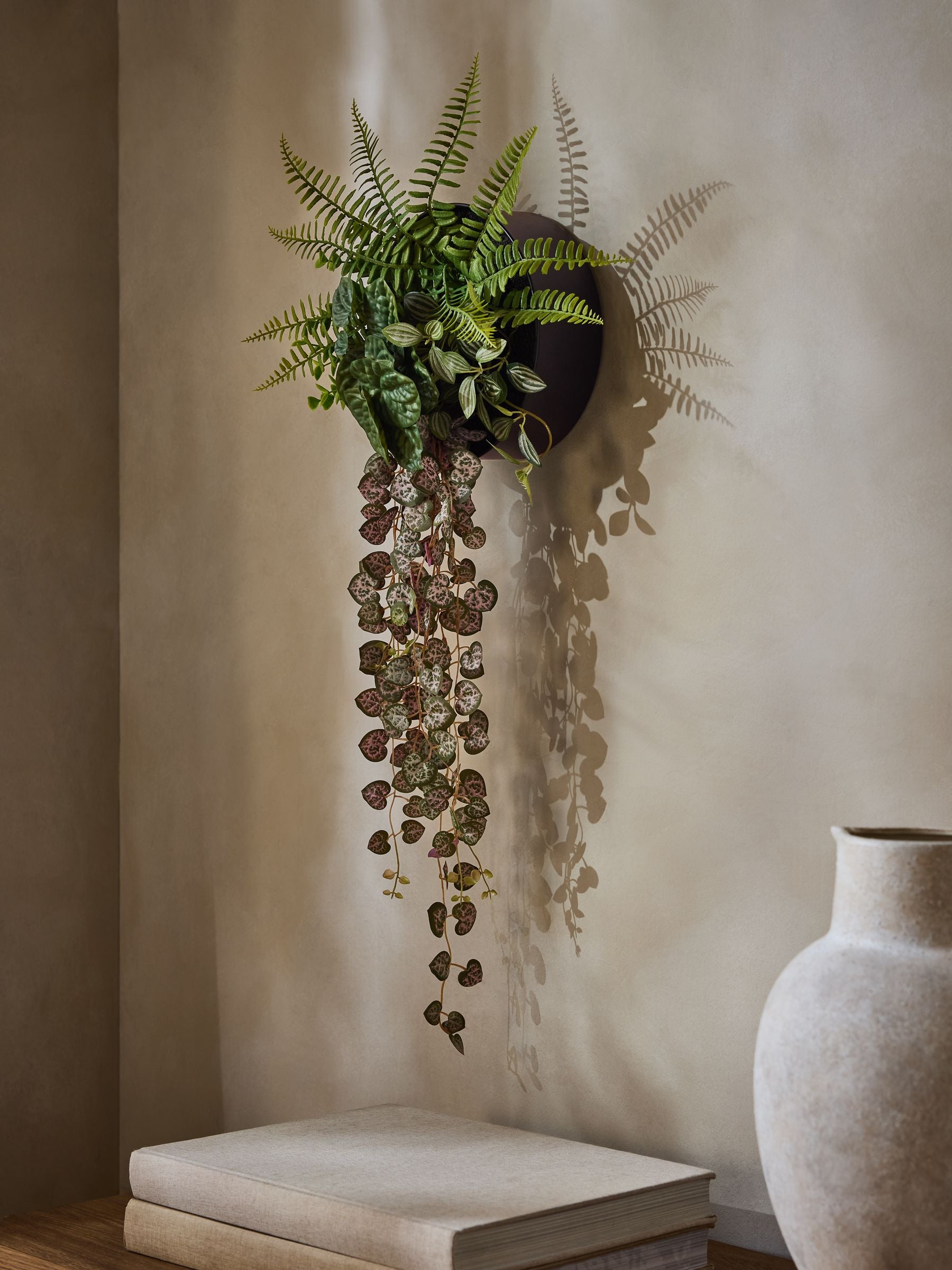 Black Artificial Plants in 3 Tier Bronx Planter