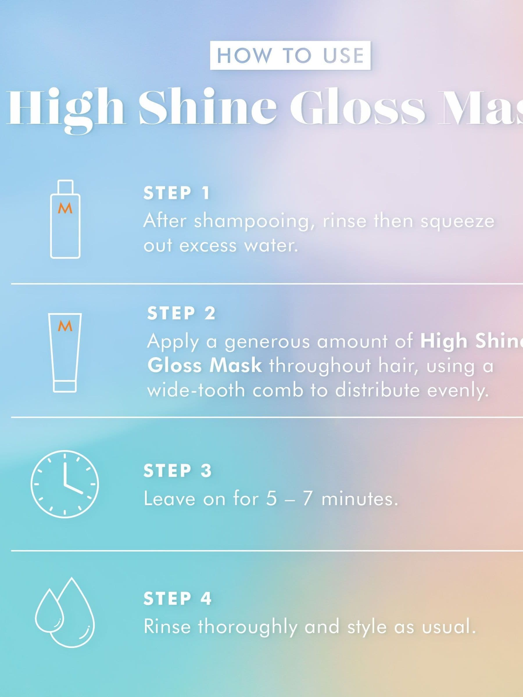 Moroccanoil High Shine Gloss Mask 200ml, UK version
