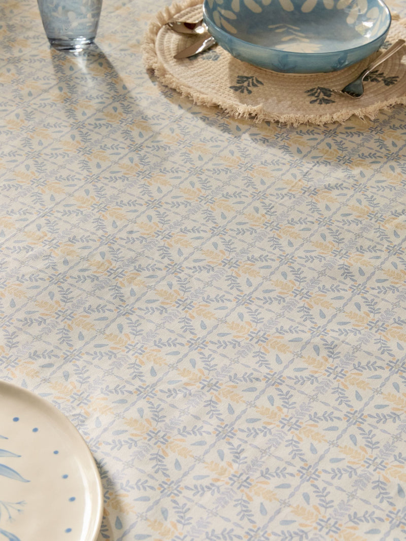 Blue Alice Tile wipeclean table cloth - British product