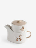 Easter bunny stoneware stacking gravy boat set 21cm, imported from the UK