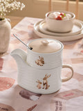 Easter bunny stoneware stacking gravy boat set 21cm, imported from the UK