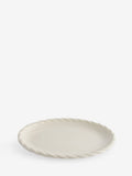 Stoneware platter braided rope 42cm oval, UK version