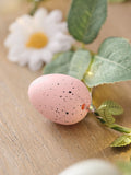 Lights4fun Easter garland with micro lights and pastel eggs 2.3m, imported from the UK