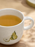 Natural Pear stoneware mug 14cm - British product
