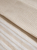 Set of 5 natural weave cotton tea towels, UK version