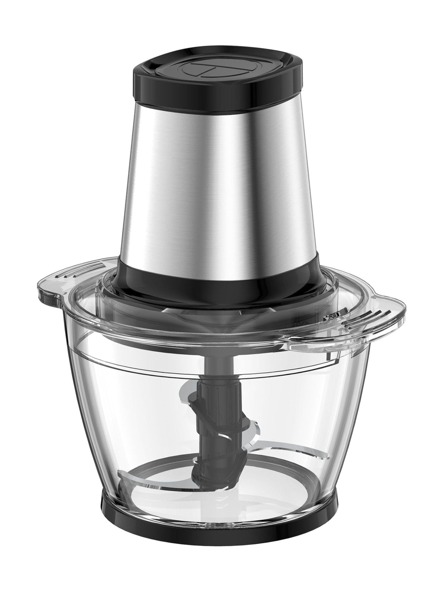 Daewoo white mini chopper 500W 1L glass bowl, UK version