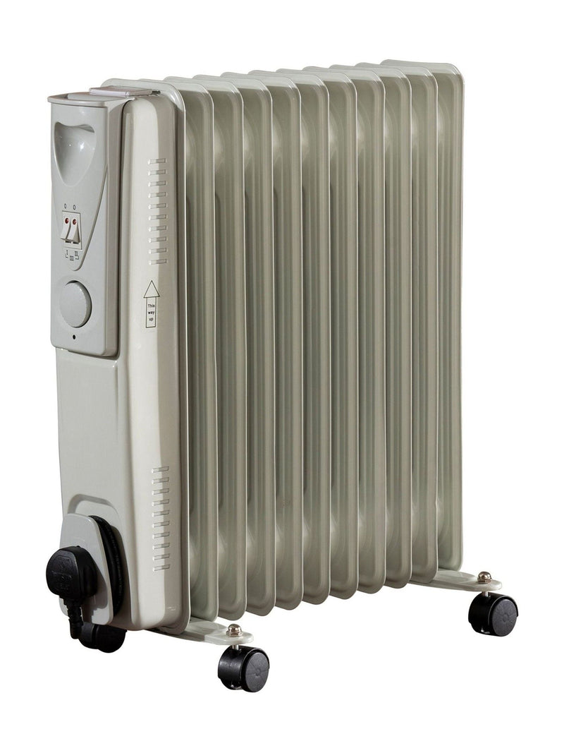 Daewoo oil filled radiator white 2500W, imported from the UK