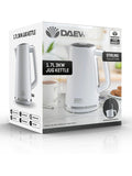 Daewoo White Stirling jug kettle 1.7L - British product