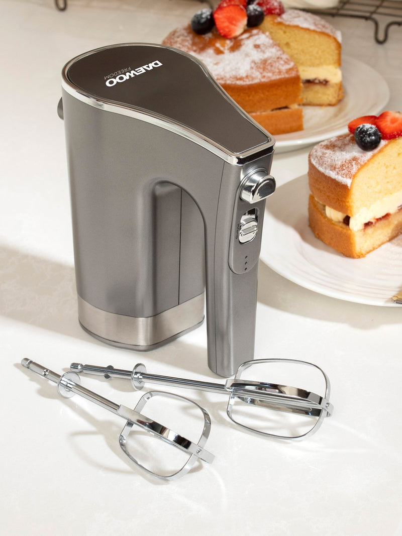 Daewoo Black Cordless Pro Hand-Held Mixer