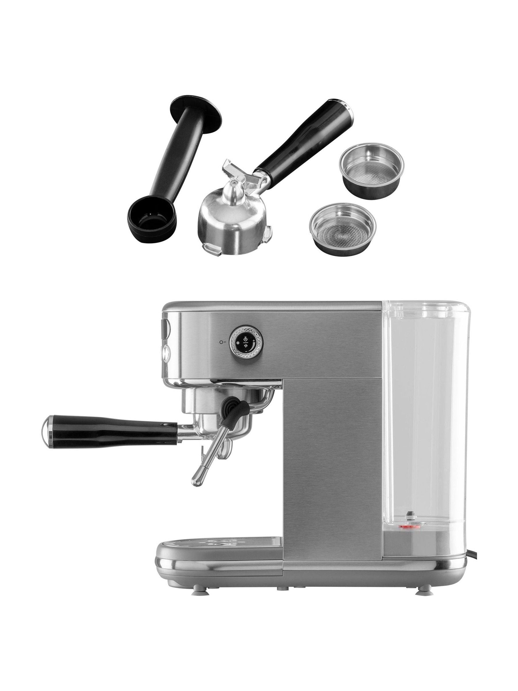 Daewoo Silver 20 Bar Digital Espresso Coffee Maker - British product