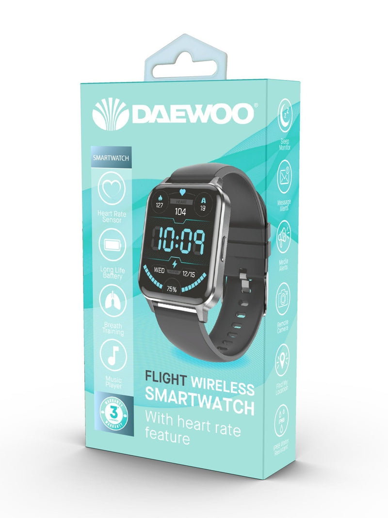 Daewoo Flight smartwatch black multi-sport (British brand)