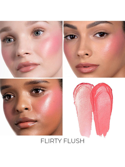 Natasha Denona HYBLUSH Cloudy Cream Cheek Duo Blush crème et duo de surligneur