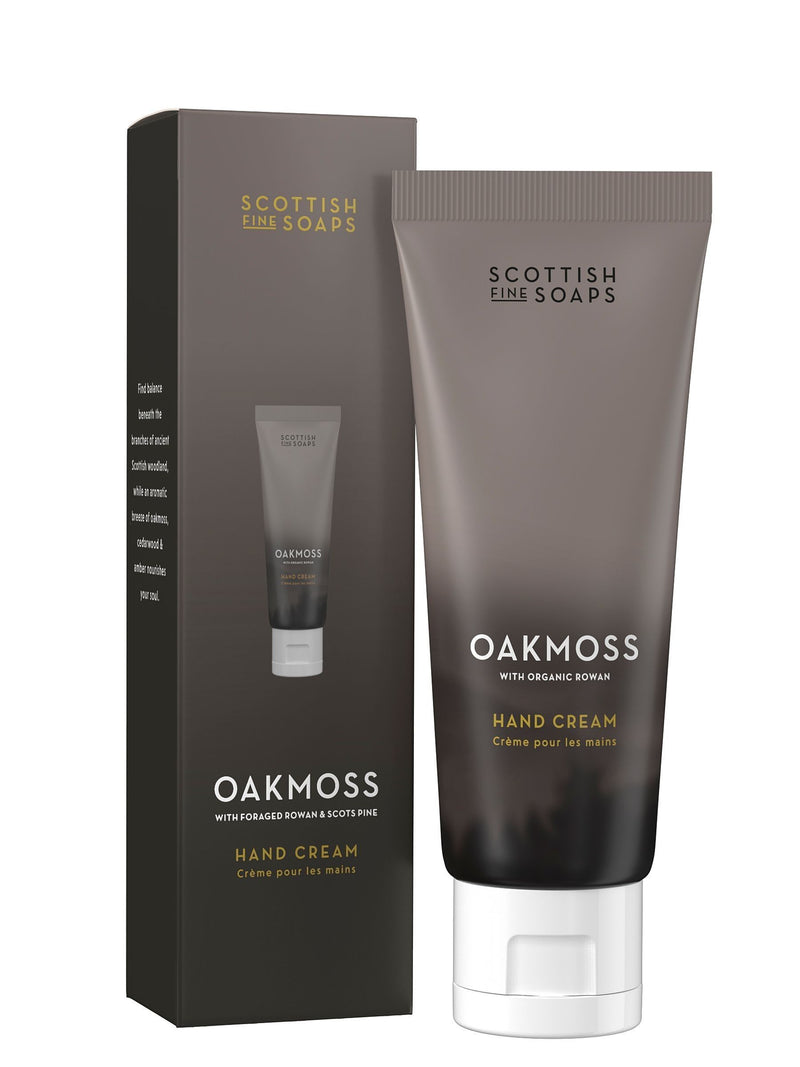Scottish Fine Soaps oakmoss hand cream 75ml (British brand)