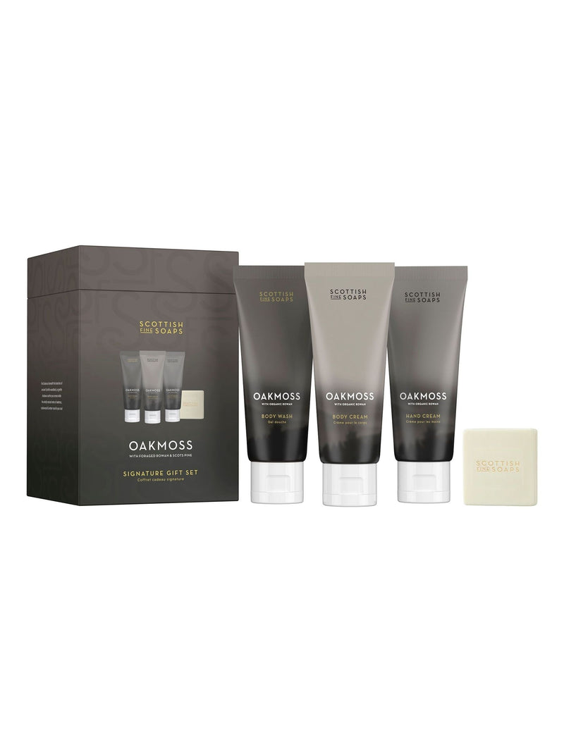 Scottish Fine Soaps Oakmoss gift set (British brand)