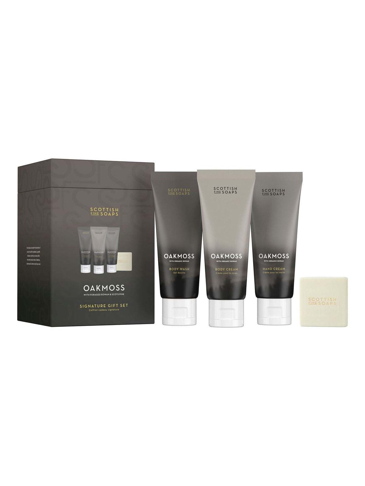 Scottish Fine Soaps Oakmoss gift set (British brand)