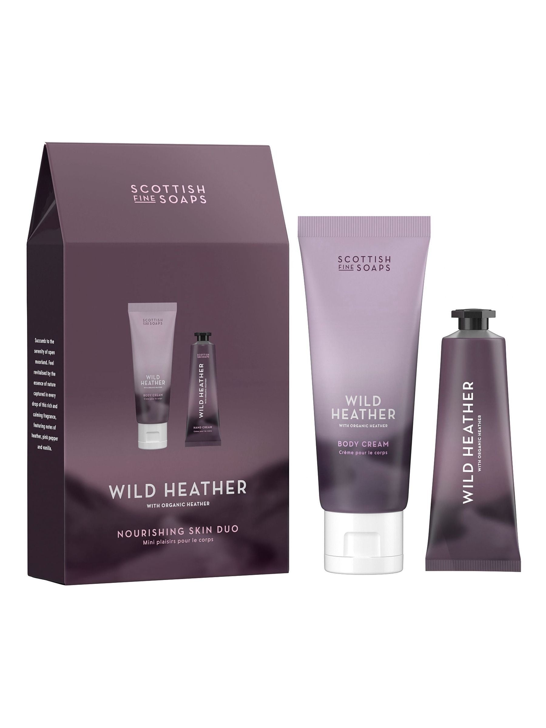 Scottish Fine Soaps Wild Heather nourishing skin duo (British brand)