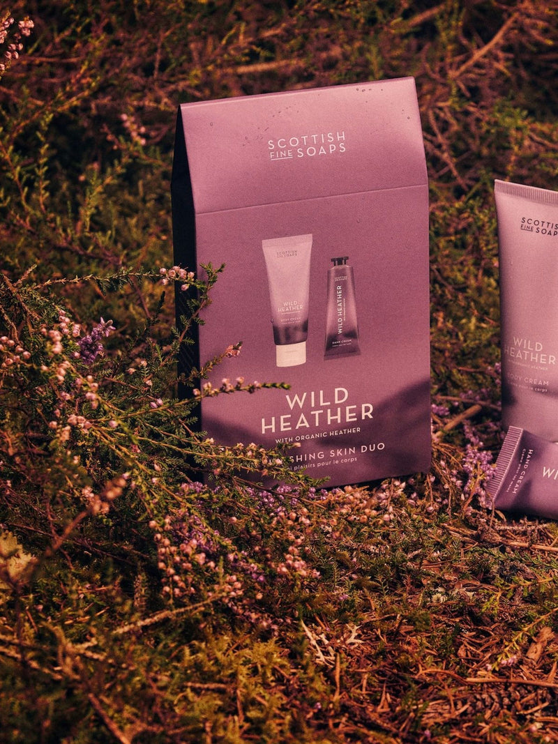Scottish Fine Soaps Wild Heather nourishing skin duo (British brand)