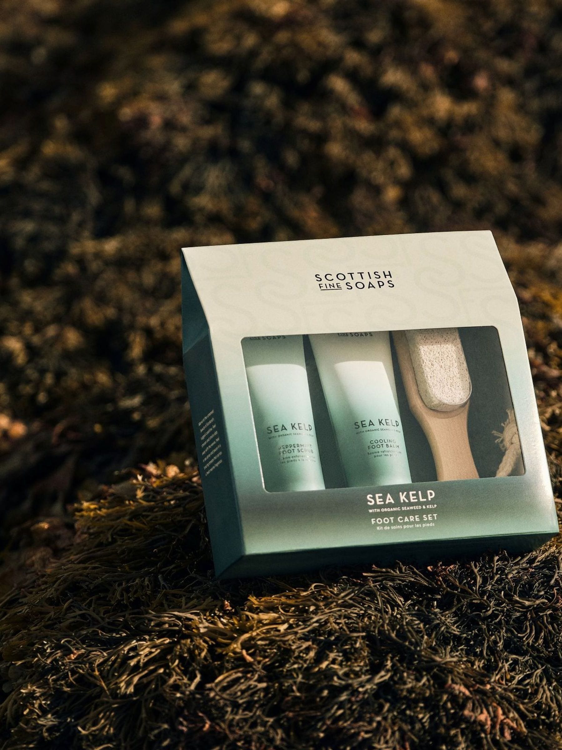 Scottish Fine Soaps sea kelp foot care set (British brand)