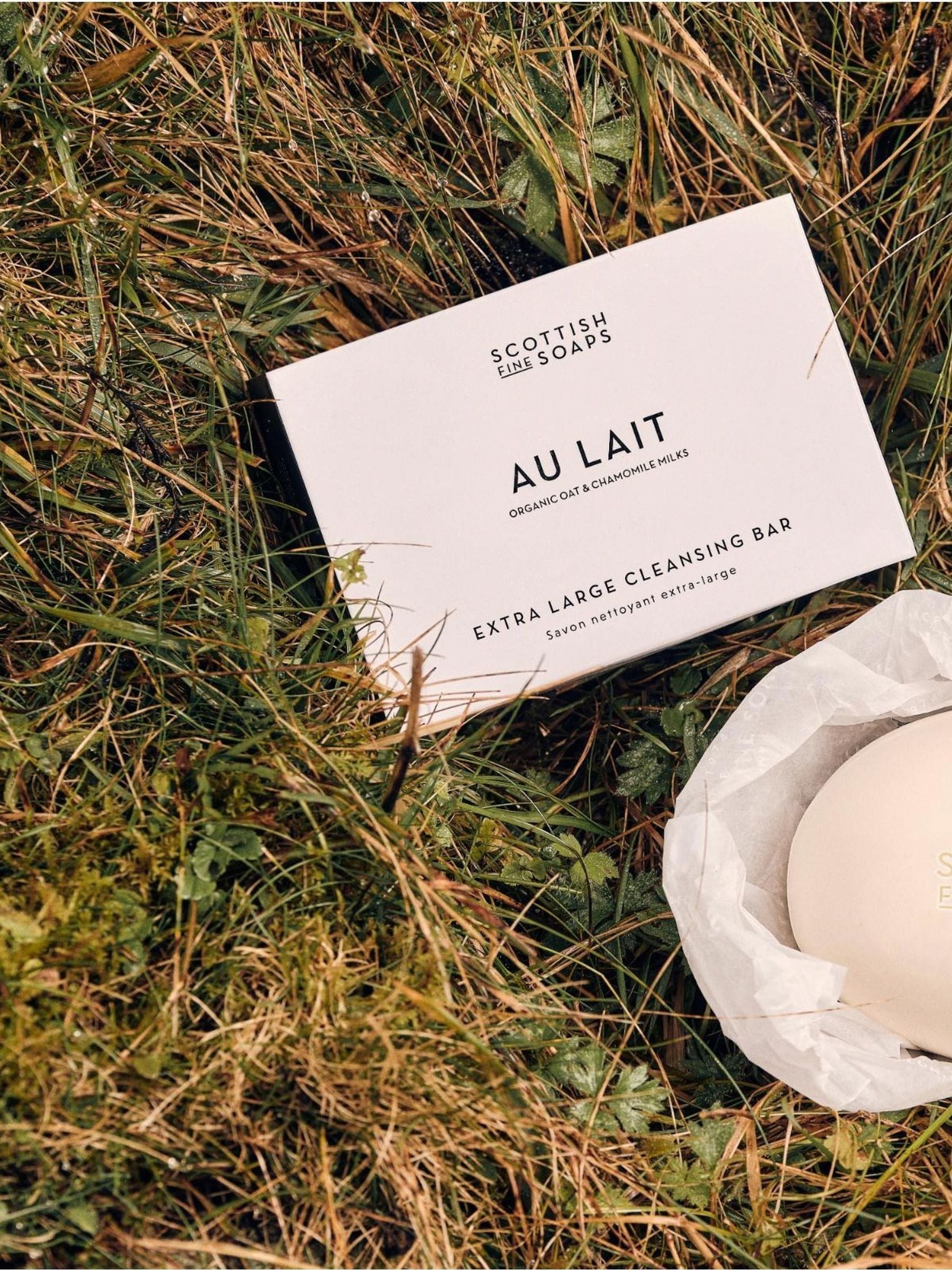 Scottish Fine Soaps Au Lait cleansing bar 300g (British brand)