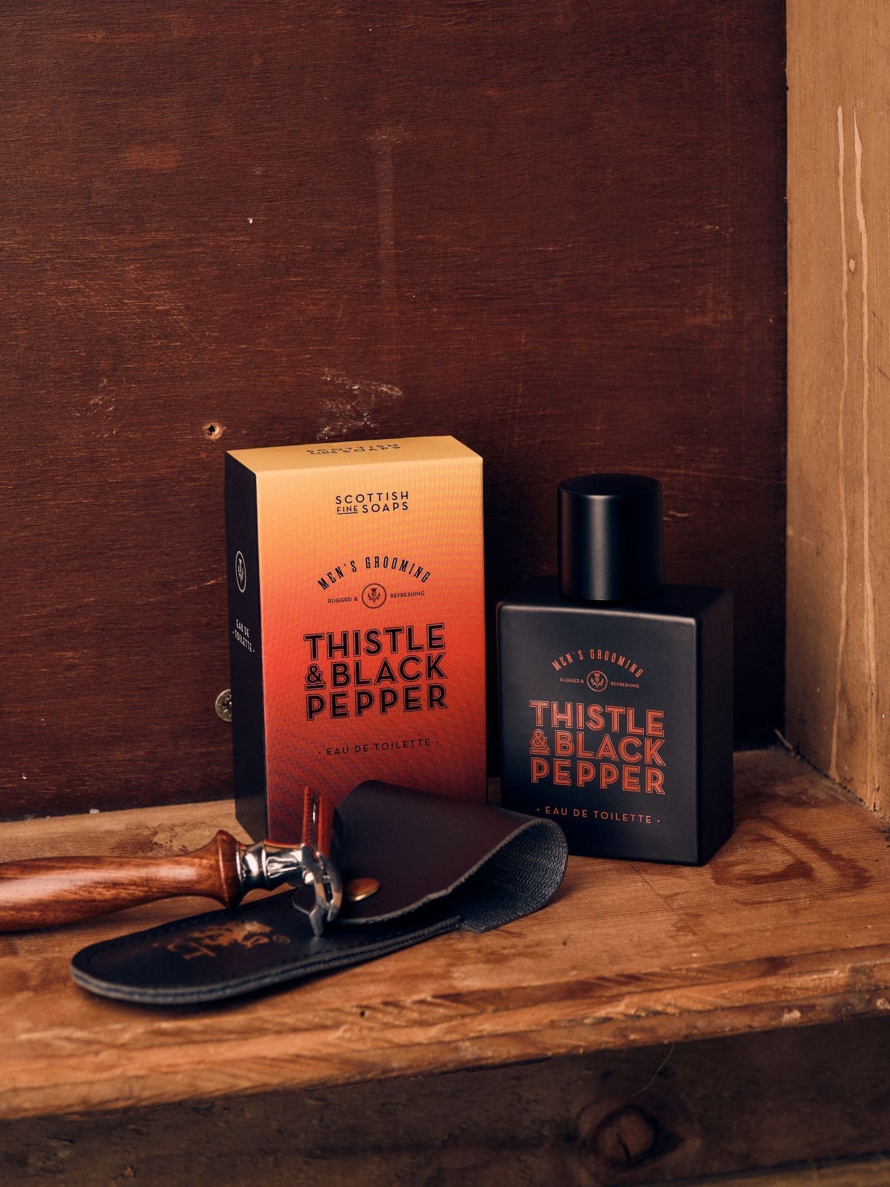 Scottish Fine Soaps Thistle Black Pepper fragrance 50ml British brand