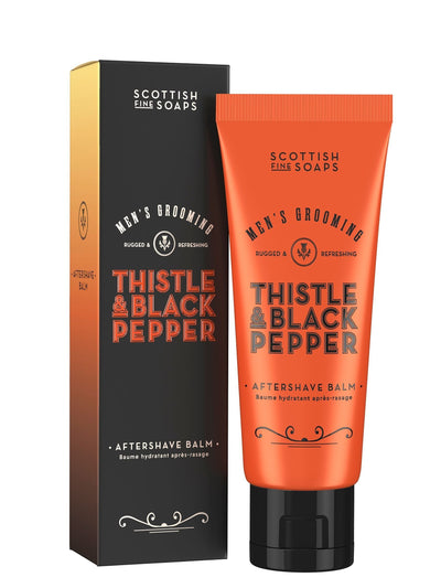 Scottish Fine Soaps Thistle & Black Pepper Post-Shave Balm 75ml