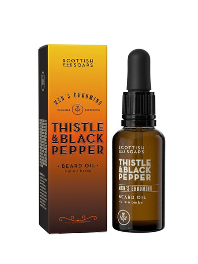 Scottish Fine Soaps Thistle & Black Pepper Beard Oil 30ml