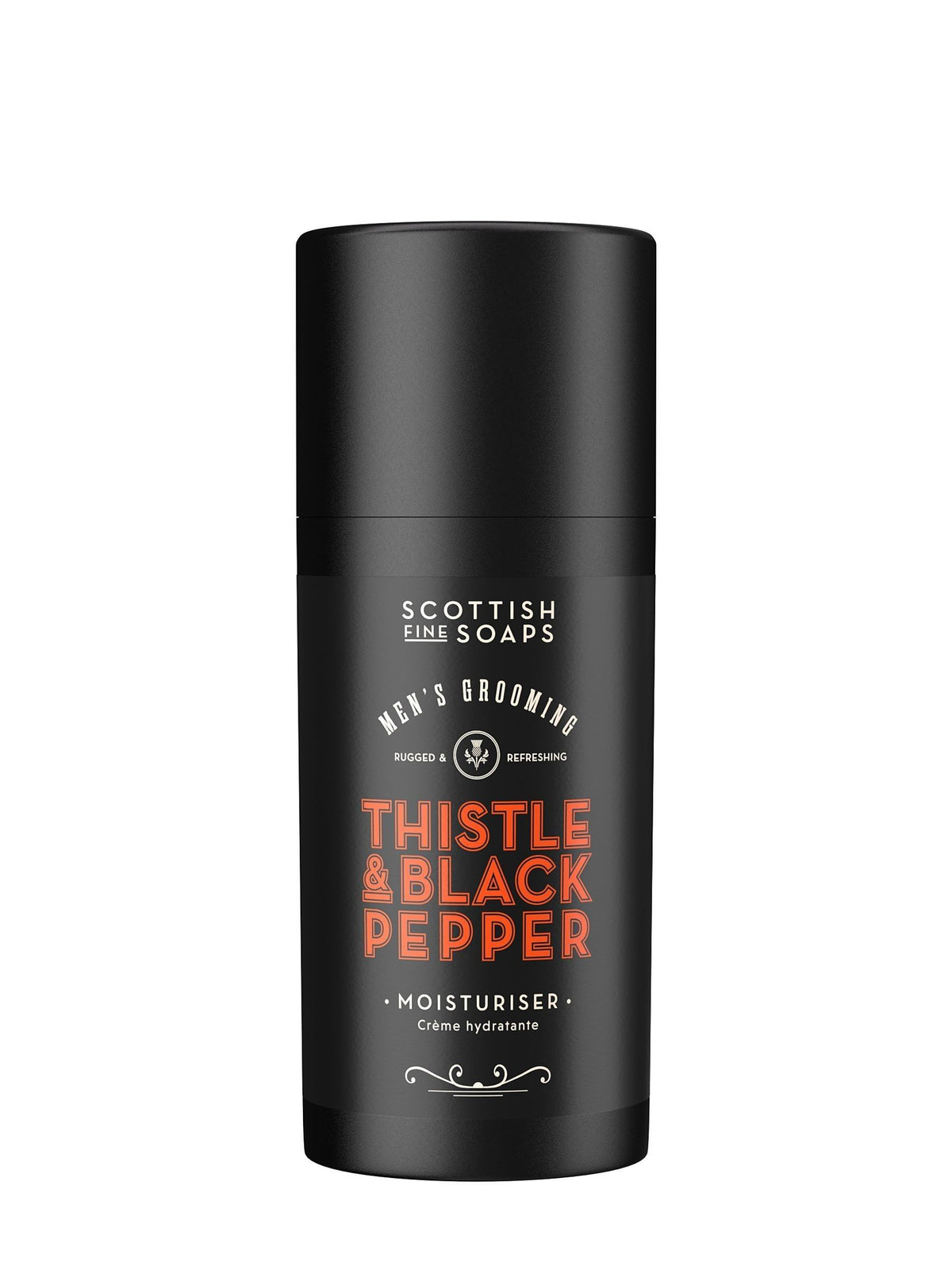 Scottish Fine Soaps Thistle Black Pepper moisturiser 100ml (British brand)