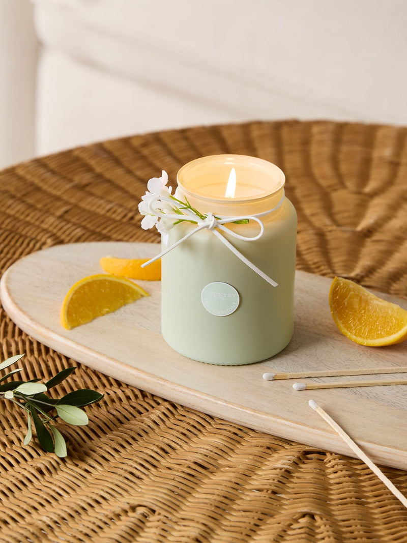 Country Luxe Pure Harmony Orange and Geranium 1 Wick Small Candle