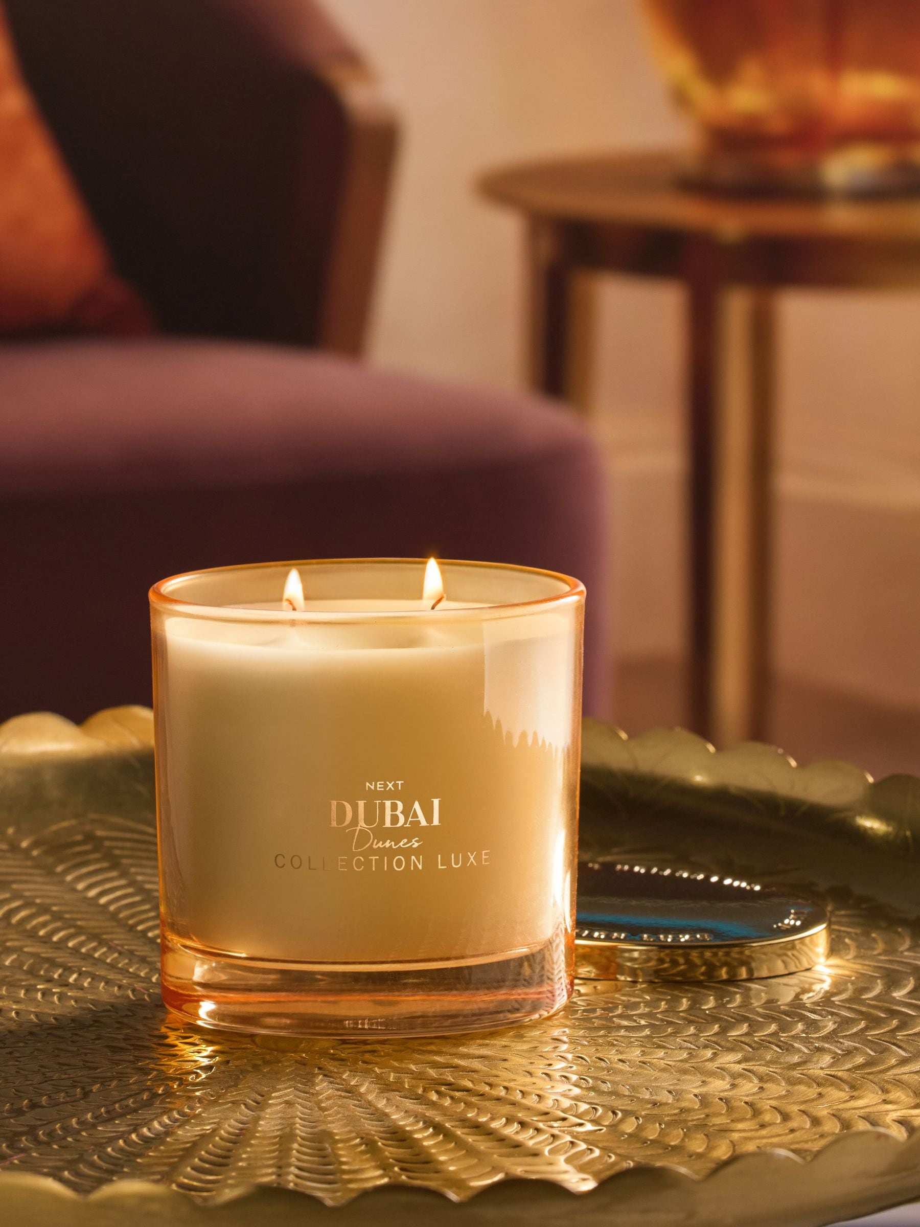 Dubai Dunes Oud & Bergamot 2 Wick Candle