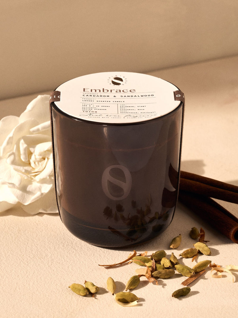 Serenity Green Geranium & Lavender Origins Of Scent 3 Wick Candle