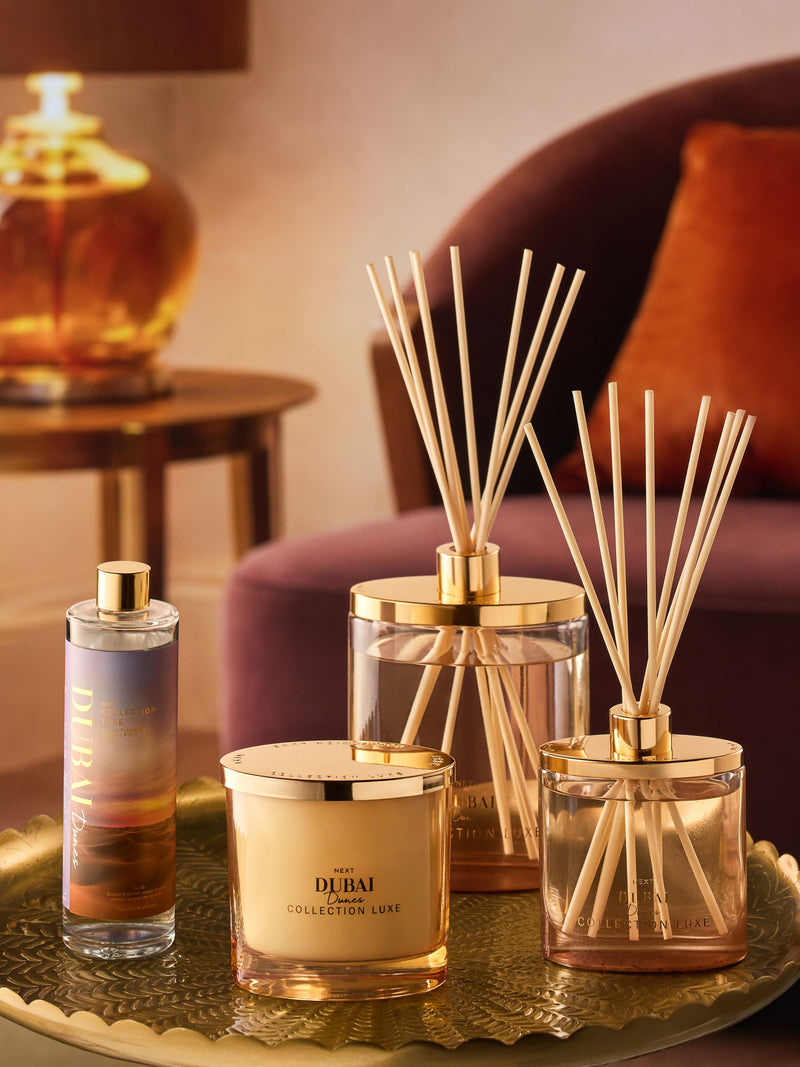Collection Dubai Dunes Oud & Bergamot reed diffuser 400ml (British brand)