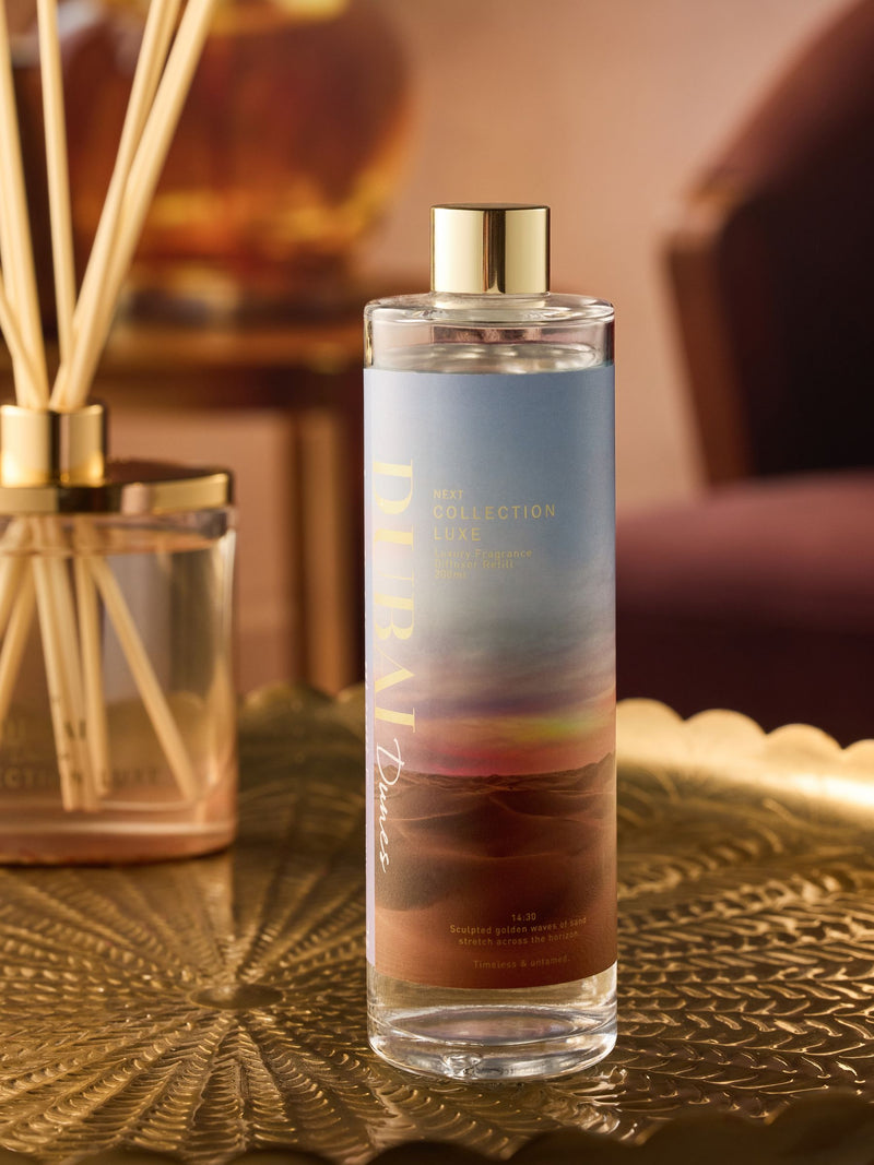 Collection Luxe Dubai Dunes Oud & Bergamot diffuser refill 200ml, UK version