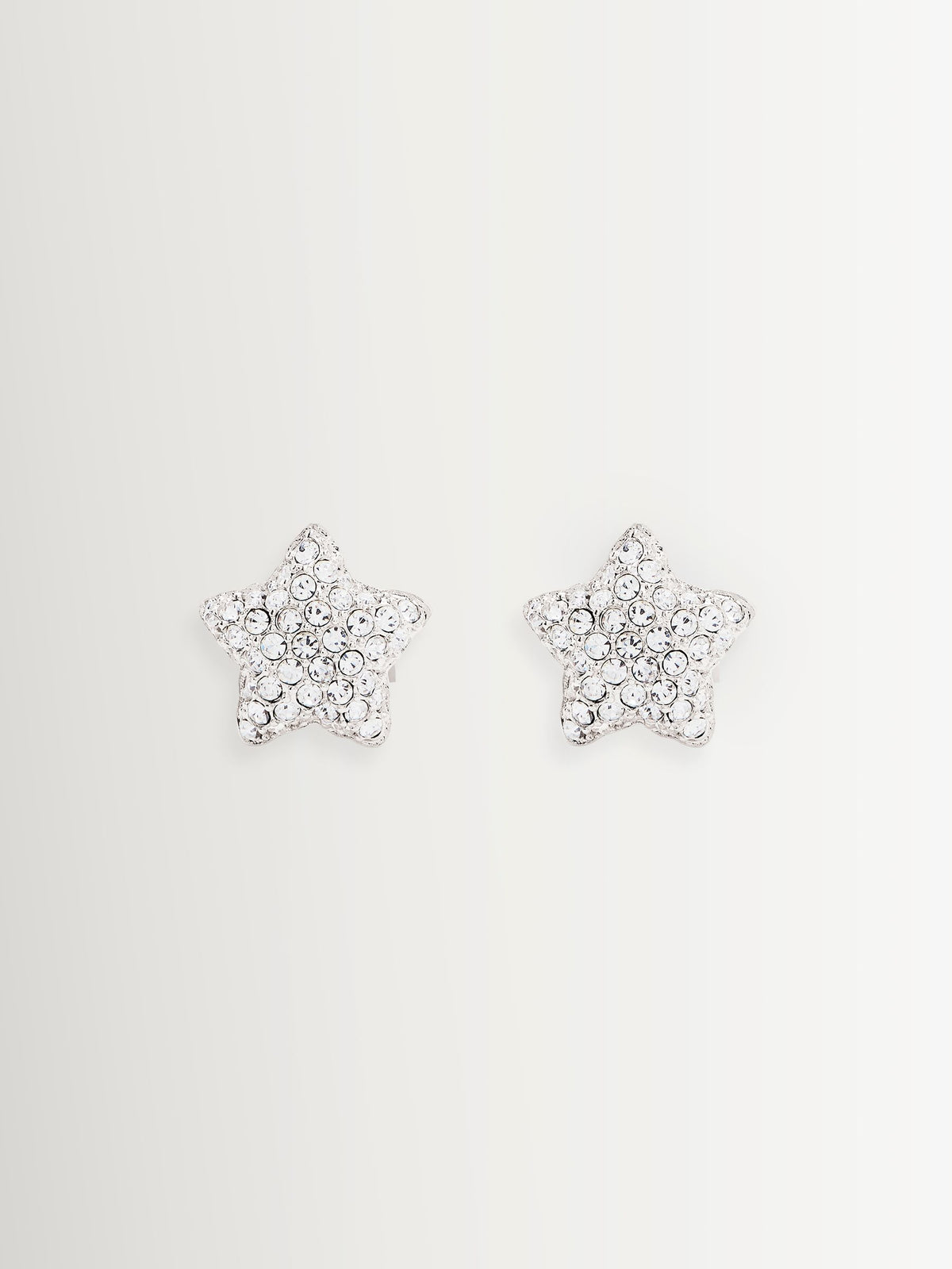 Marc Jacobs silver tone star stud earrings, imported from the UK