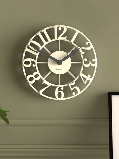 Next Jones Clocks Lighthouse White Wall Clock 30cm- Buy online at McGrocer