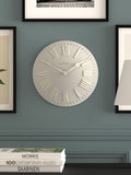 Jones Clocks sage green strand convex wall clock 30cm, UK version