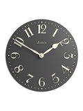 Jones Clocks Blizzard Grey Betty Convex Wall Clock 30cm
