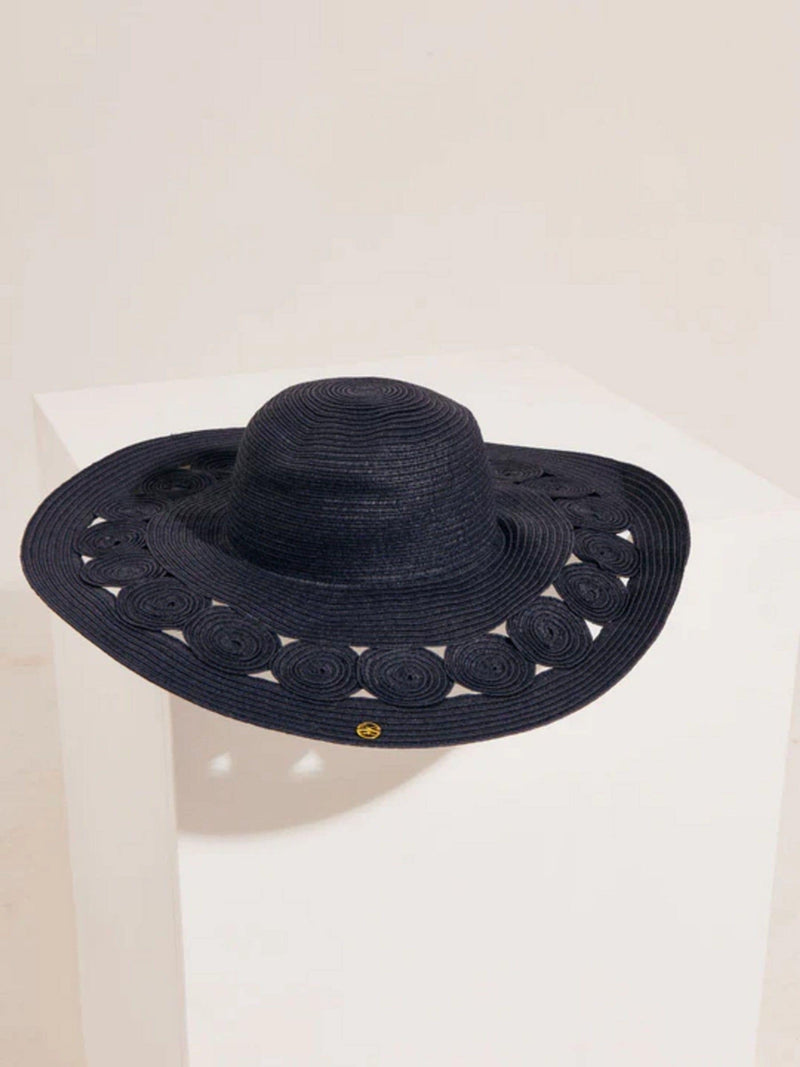 Seaspray sun hat blue cut out detail 33cm, imported from the UK
