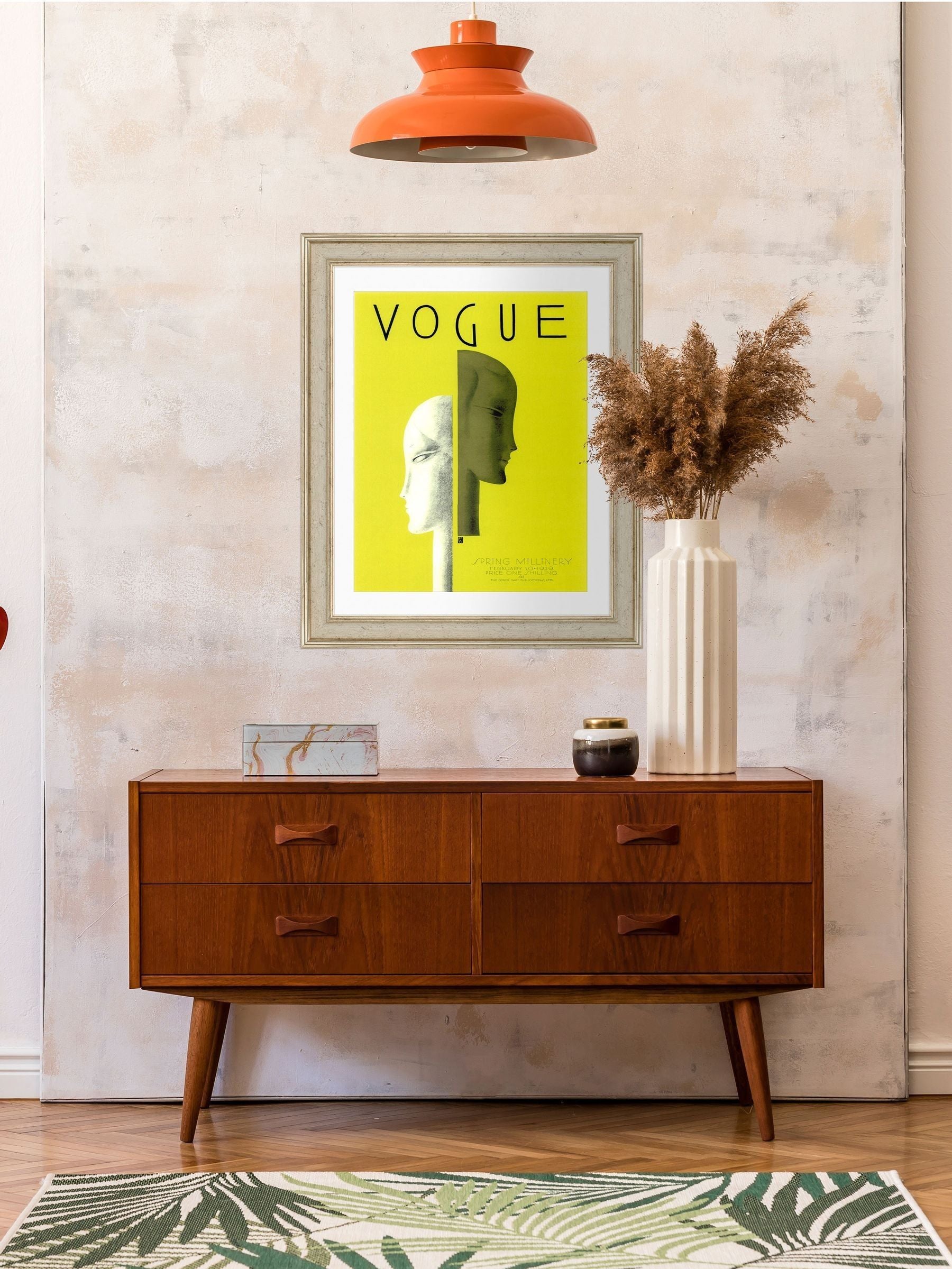Brookpace Lascelles Vogue 1929 framed art 40x50cm, UK version
