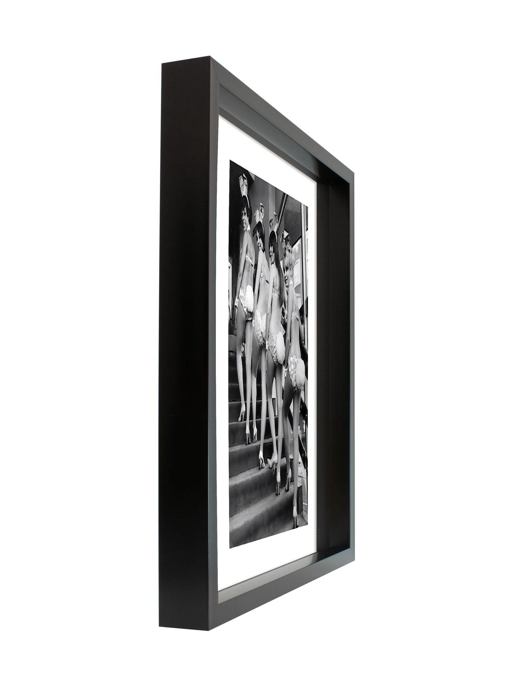 Brookpace Lascelles bunny wall art black white girls 40x50cm (British brand)