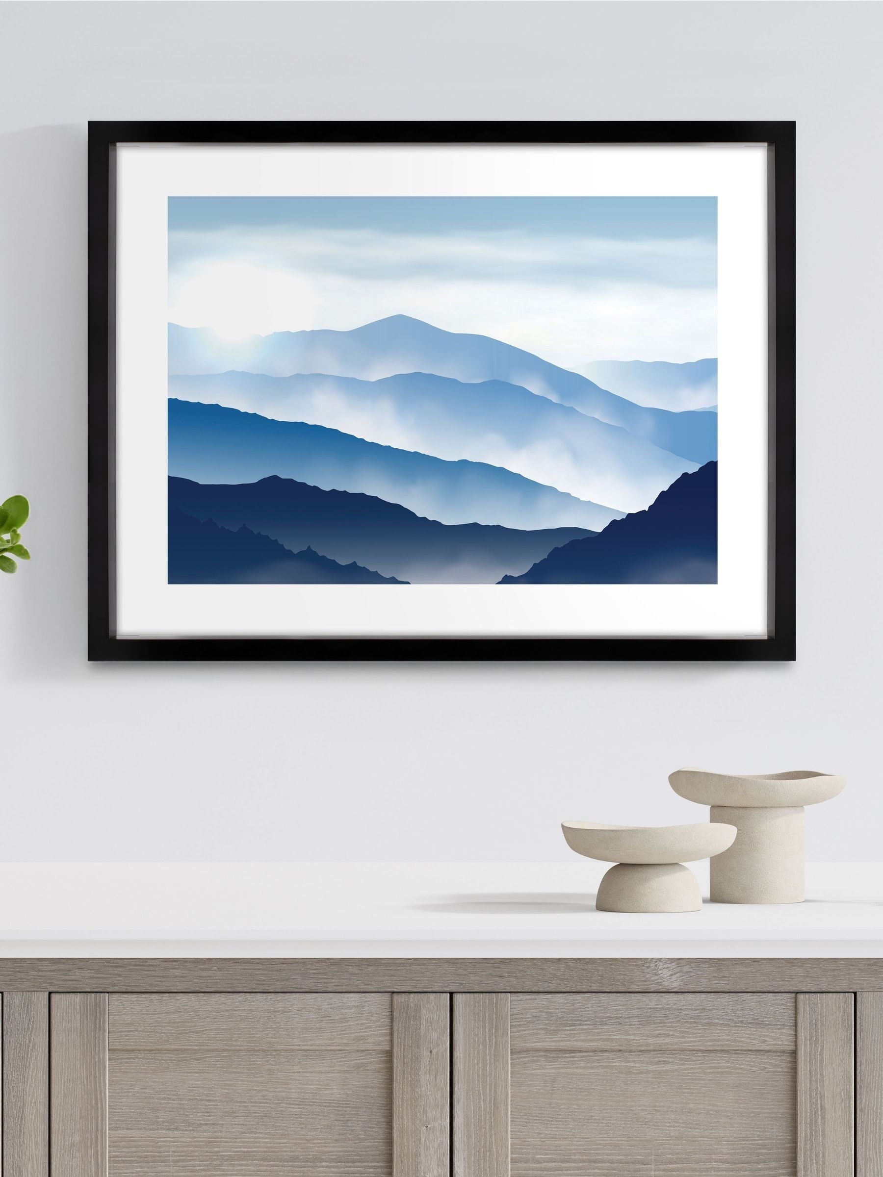 Brookpace Lascelles Morning Mist II photographic wall art, UK version
