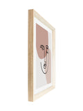 Brookpace Lascelles abstract face wall art 40x50cm - UK version